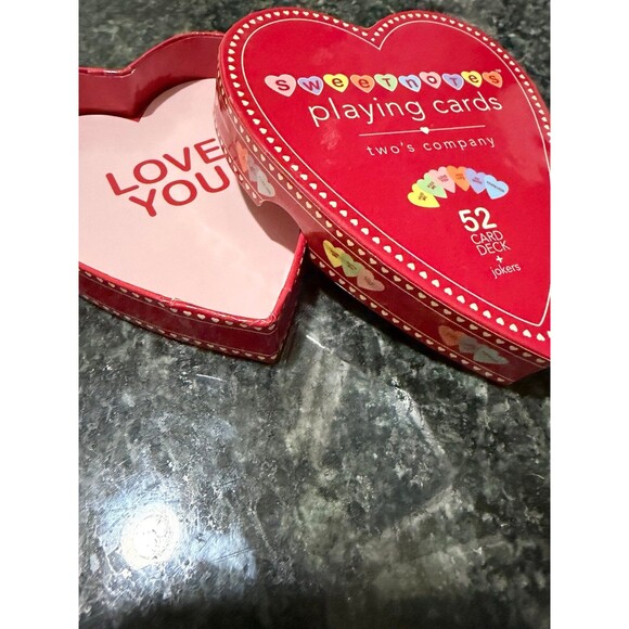 Conversation Heart Playing Cards - Picture 3 of 4